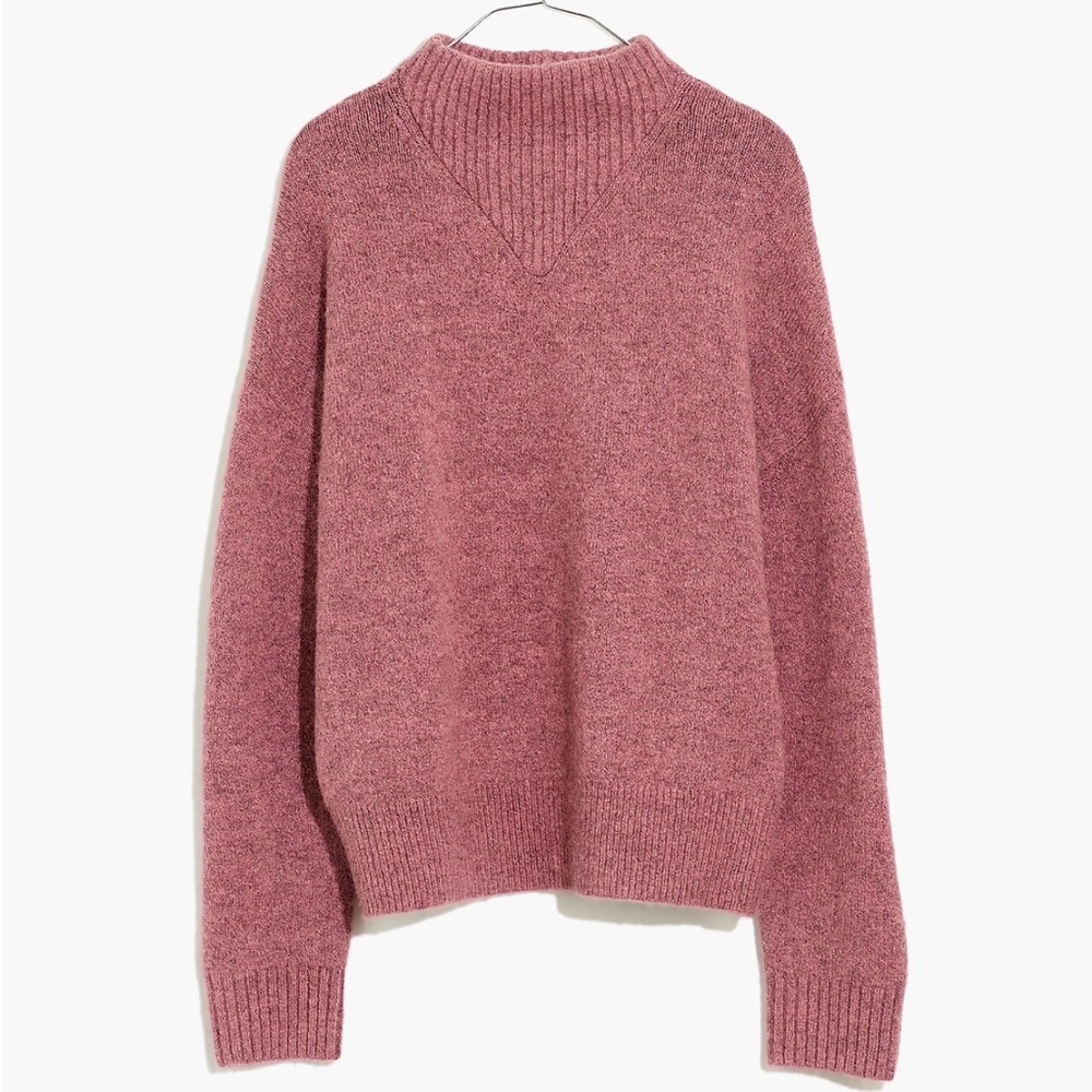 MADEWELL Dillon Mockneck Pullover Sweater